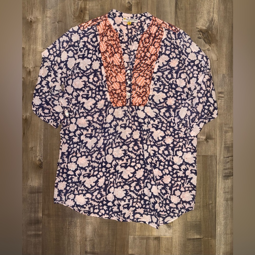 Roberta Roller Rabbit for Piperlime Cotton Women’s Blouse Size Medium